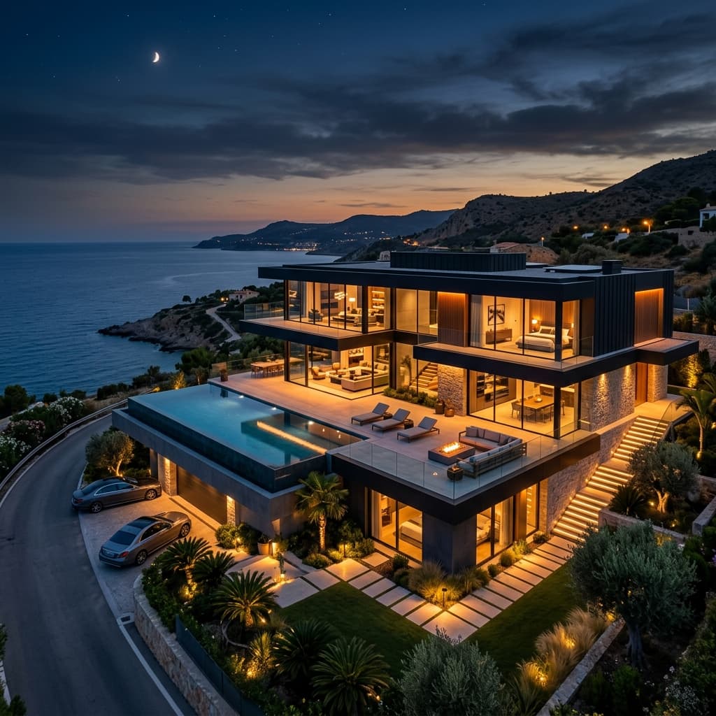 Villa con integración domótica avanzada